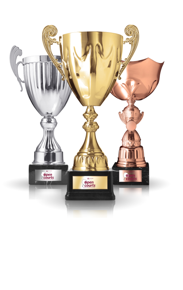 Trophies for winner across categories